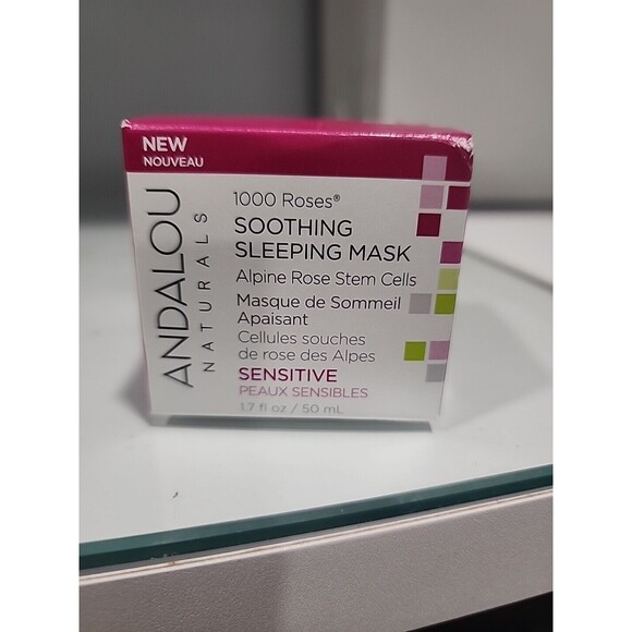 Andalou Naturals Other - Andalou Naturals Mask 1000 ROSES Overnight Sleeping Dry Chapped Lips Plumping